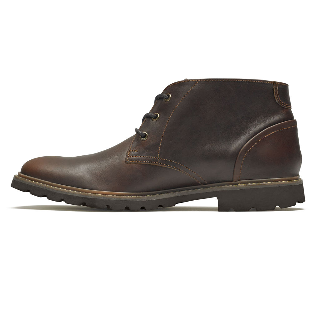 Botas Rockport Hombre Mexico - Sharp & Ready Chukka Marrom - OIPYC7459